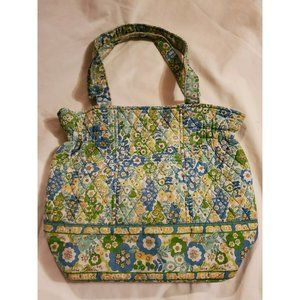 VERA BRADLEY Laura Cinch Tote ENGLISH MEADOW Great Deal!